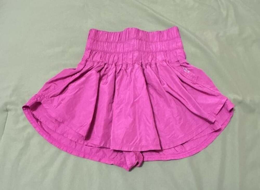Free People Movement The Way Home Skort Pink Active High Waisted Skort